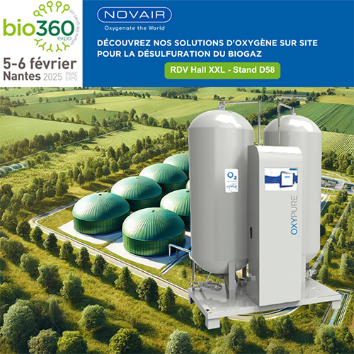 NOVAIR a Bio360 Expo 2025: scoprite le nostre soluzioni innovative per la desolforazione del biogas!